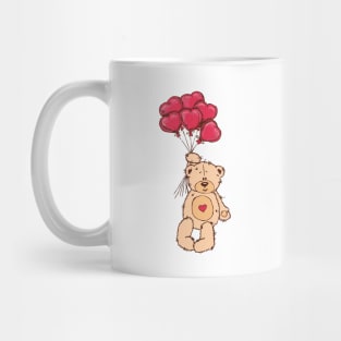 Valentine's Day - Bear with Hearts Mug